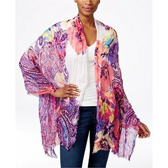 Collection XIIX Women's Ciao Travel Scarf Pink One Size - Picture 1 of 1